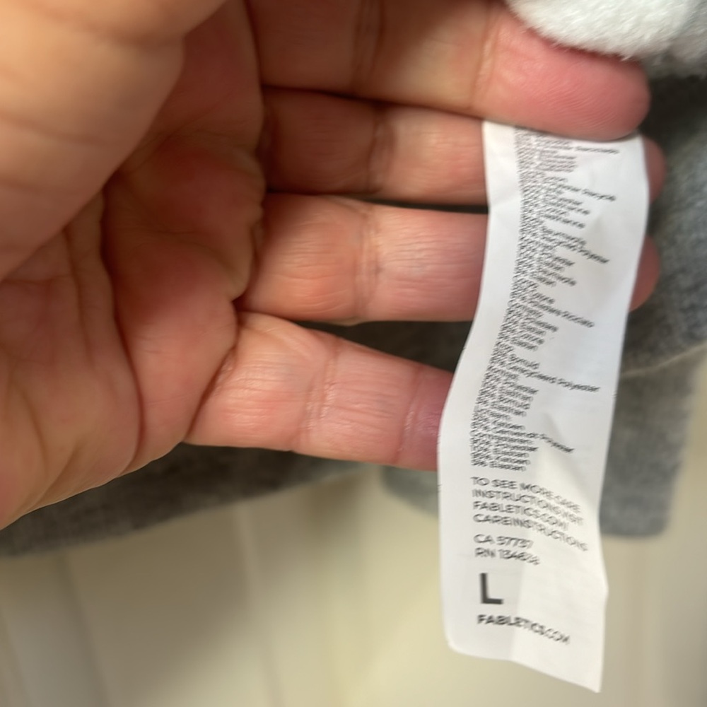 Fabletics Pullover Colorblock Blue And Grey Athle… - image 6